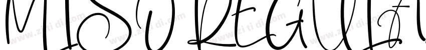 MISO REGULAR字体转换